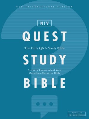 cover image of NIV, Quest Study Bible